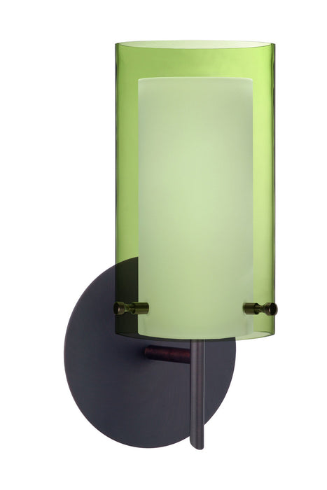 Besa 1SW-L44007-BR One Light Wall Sconce, Bronze