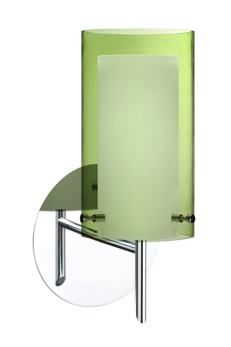Besa 1SW-L44007-CR One Light Wall Sconce, Chrome