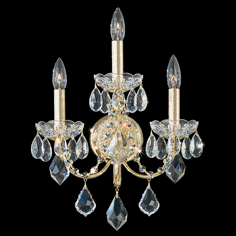 Schonbek 1703-211 Three Light Wall Sconce, Aurelia