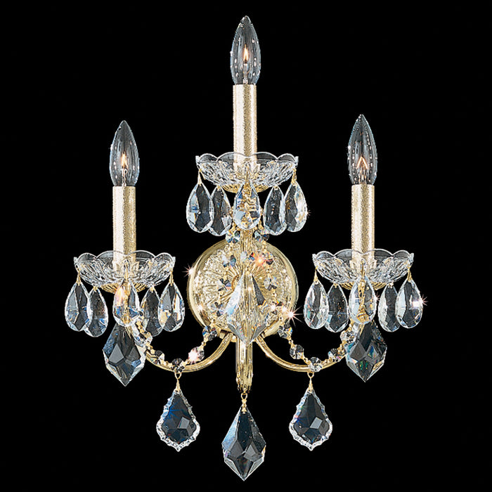 Schonbek 1703-211 Three Light Wall Sconce, Aurelia