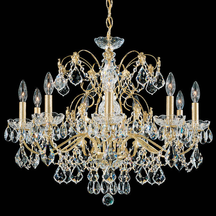 Schonbek 1709-211 Nine Light Chandelier, Aurelia