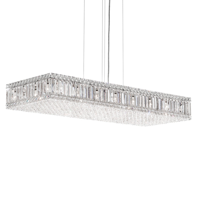 Schonbek 2274A 23 Light Linear Pendant, Stainless Steel