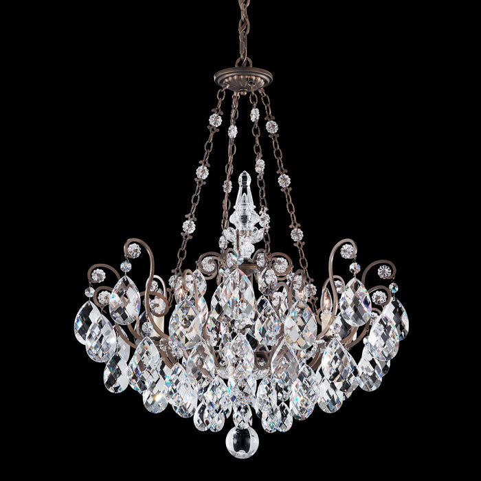 Schonbek 3787-23 Eight Light Pendant, Etruscan Gold