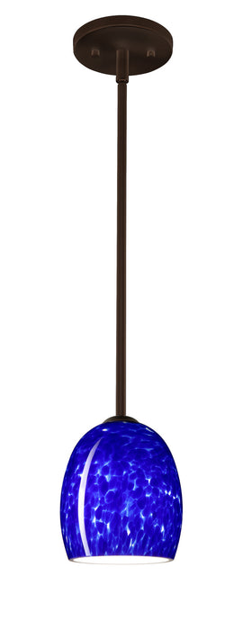 Besa 1TT-169786-LED-BR One Light Pendant, Bronze