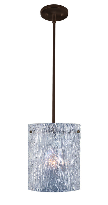 Besa 1TT-400600-BR One Light Pendant, Bronze