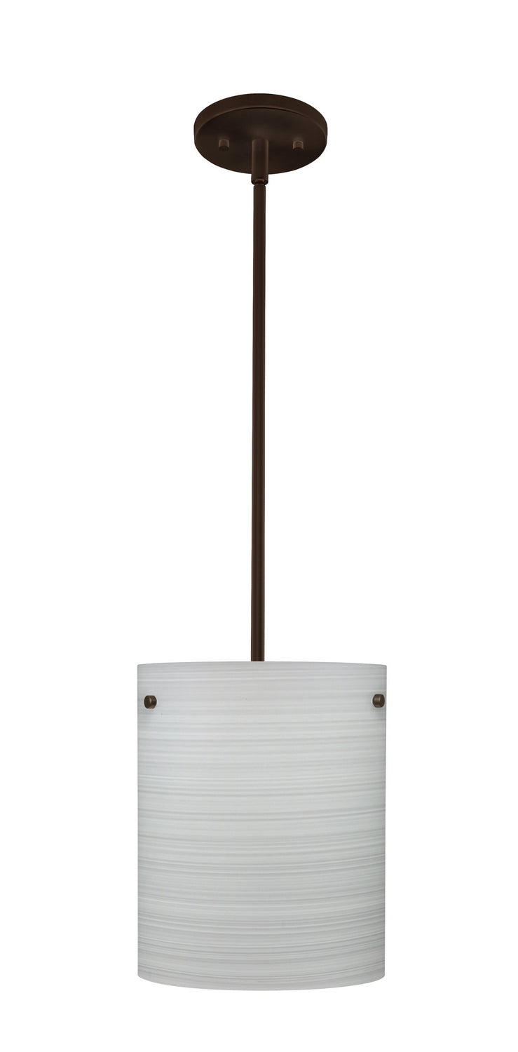 Besa 1TT-4006KR-LED-BR One Light Pendant, Bronze