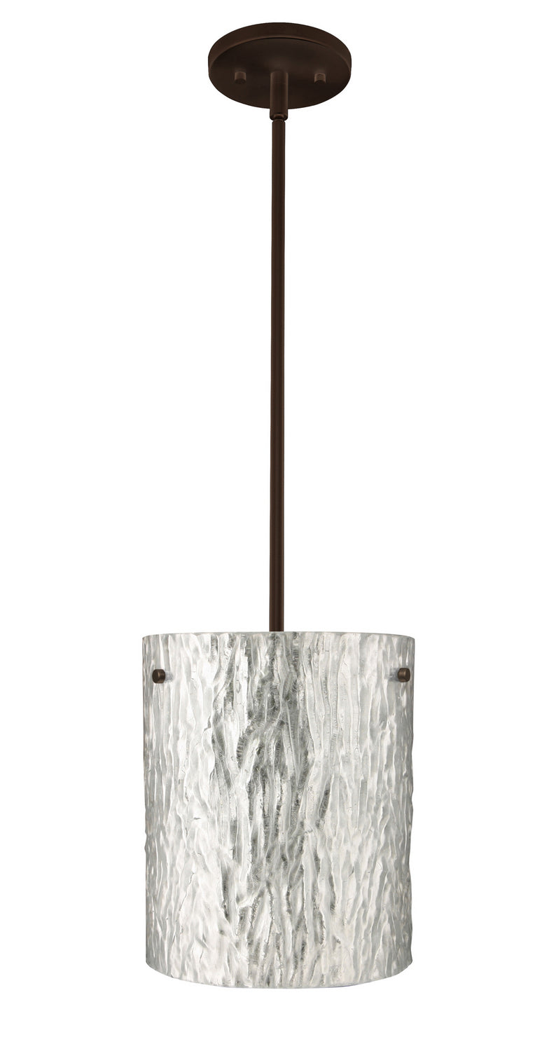 Besa 1TT-4006SS-LED-BR One Light Pendant, Bronze