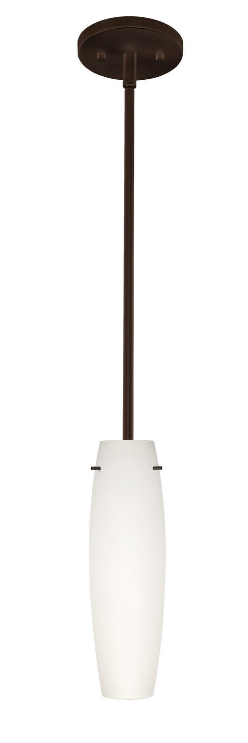 Besa 1TT-412107-BR One Light Pendant, Bronze