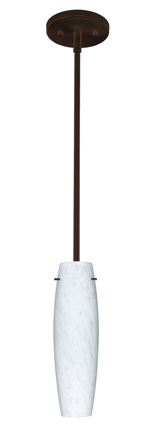 Besa 1TT-412119-MED-BR One Light Pendant, Bronze