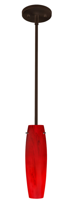 Besa 1TT-4121MA-MED-BR One Light Pendant, Bronze