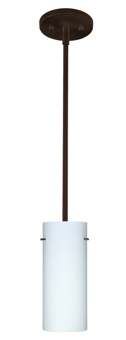 Besa 1TT-412307-LED-BR One Light Pendant, Bronze