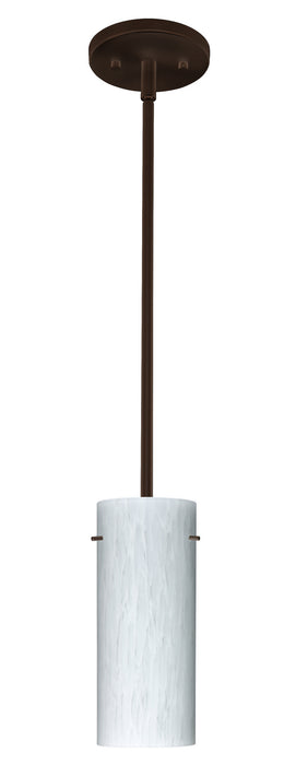 Besa 1TT-412319-LED-BR One Light Pendant, Bronze