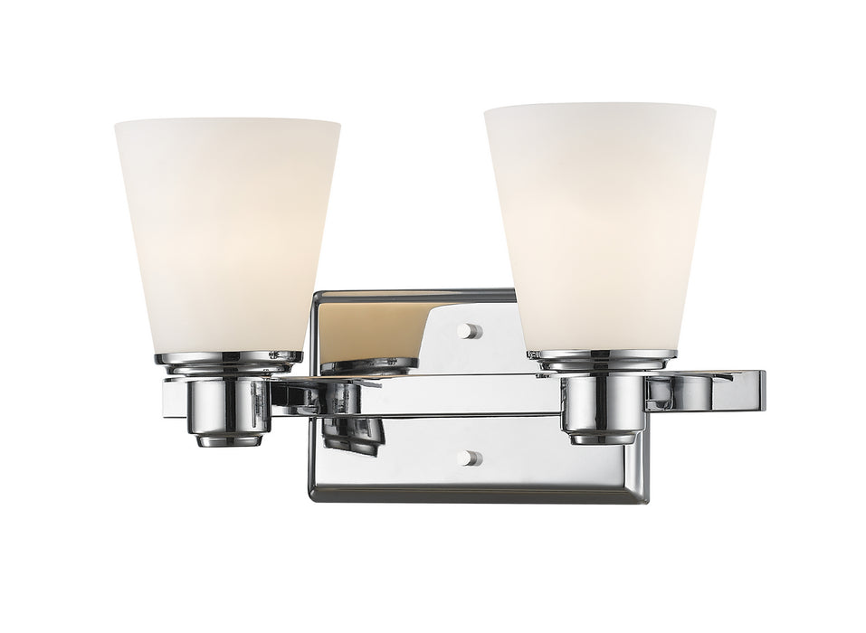 Z-Lite 7001-2V-CH Two Light Vanity, Chrome