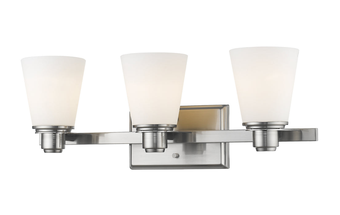 Z-Lite 7001-3V-BN Three Light Vanity, Brushed Nickel