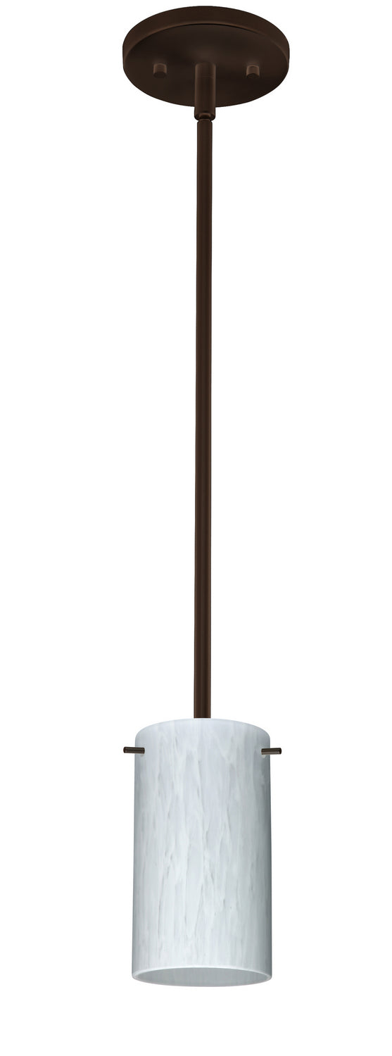 Besa 1TT-440419-BR One Light Pendant, Bronze