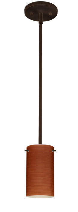 Besa 1TT-4404CH-MED-BR One Light Pendant, Bronze