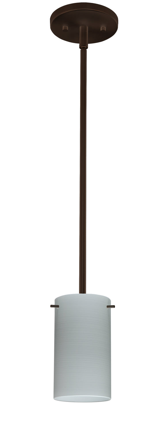Besa 1TT-4404KR-BR One Light Pendant, Bronze