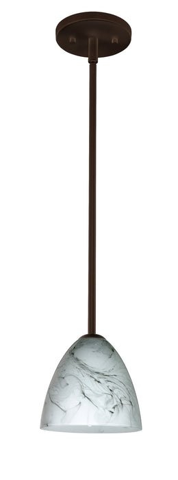 Besa 1TT-4470MG-LED-BR One Light Pendant, Bronze