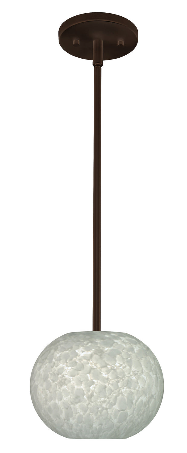 Besa 1TT-477619-LED-BR One Light Pendant, Bronze