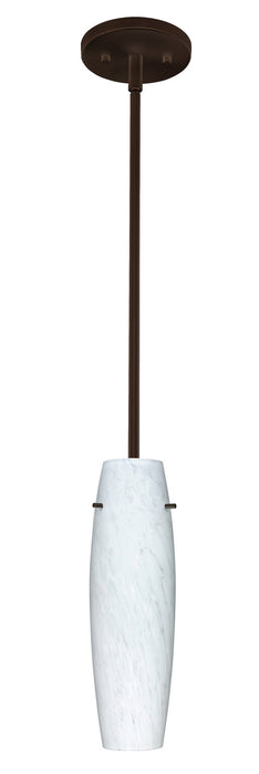 Besa 1TT-489719-LED-BR One Light Pendant, Bronze