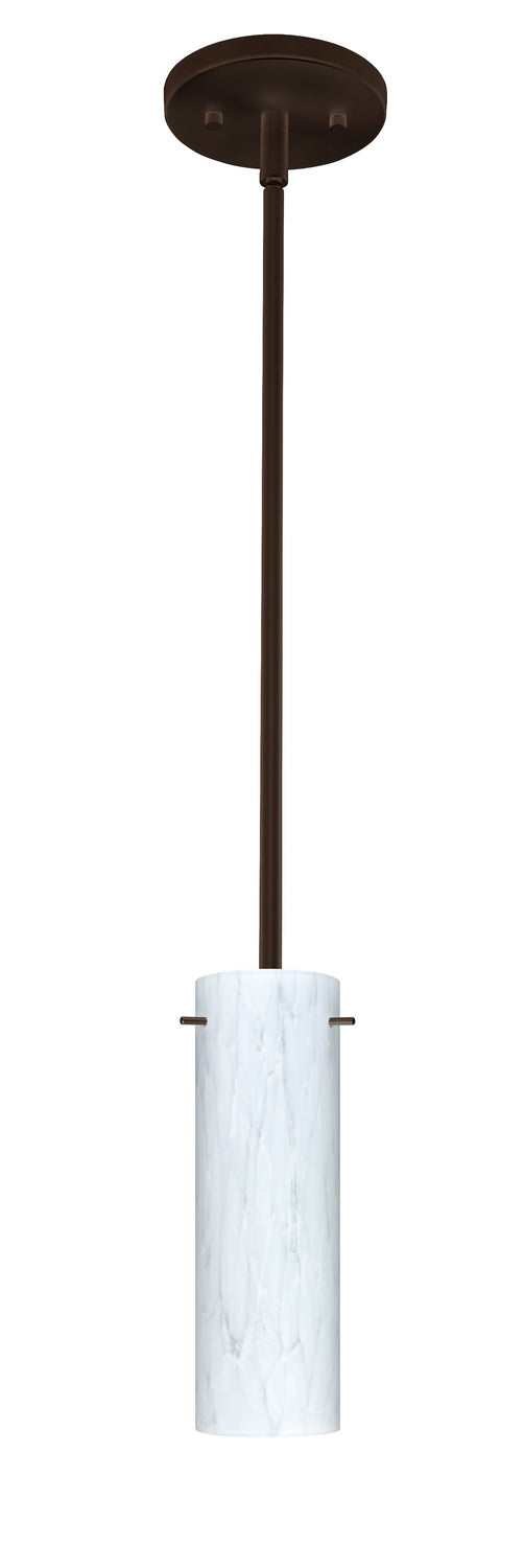 Besa 1TT-493019-BR One Light Pendant, Bronze