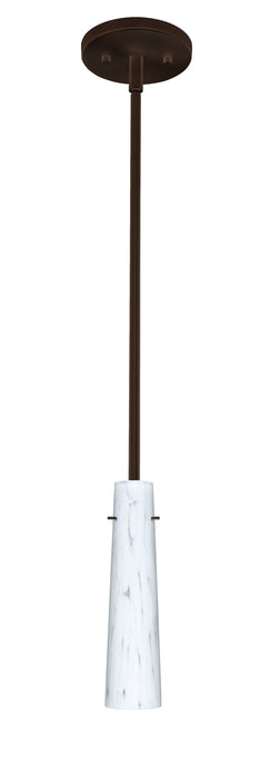Besa 1TT-567419-BR One Light Pendant, Bronze