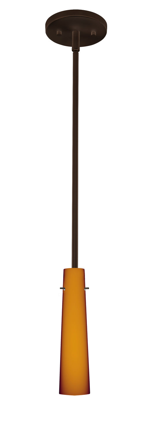 Besa 1TT-567480-BR One Light Pendant, Bronze
