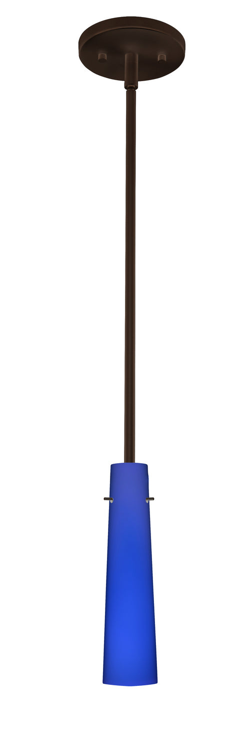 Besa 1TT-5674CM-BR One Light Pendant, Bronze