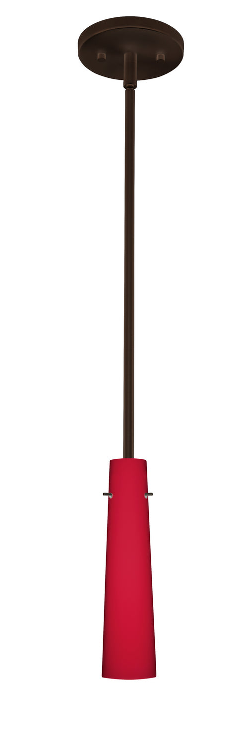Besa 1TT-5674RM-BR One Light Pendant, Bronze