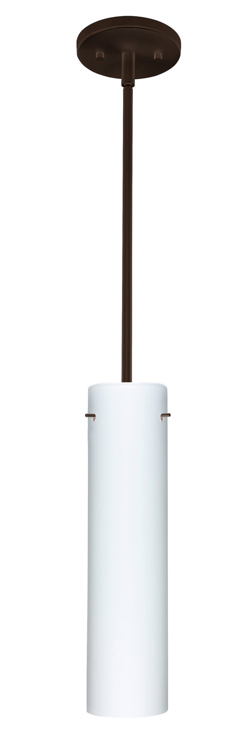 Besa 1TT-722407-LED-BR One Light Pendant, Bronze