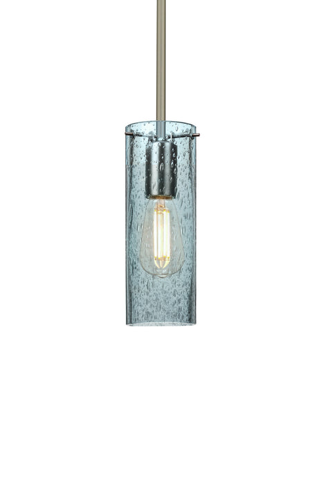 Besa 1TT-JUNI10BL-EDIL-SN One Light Pendant, Satin Nickel