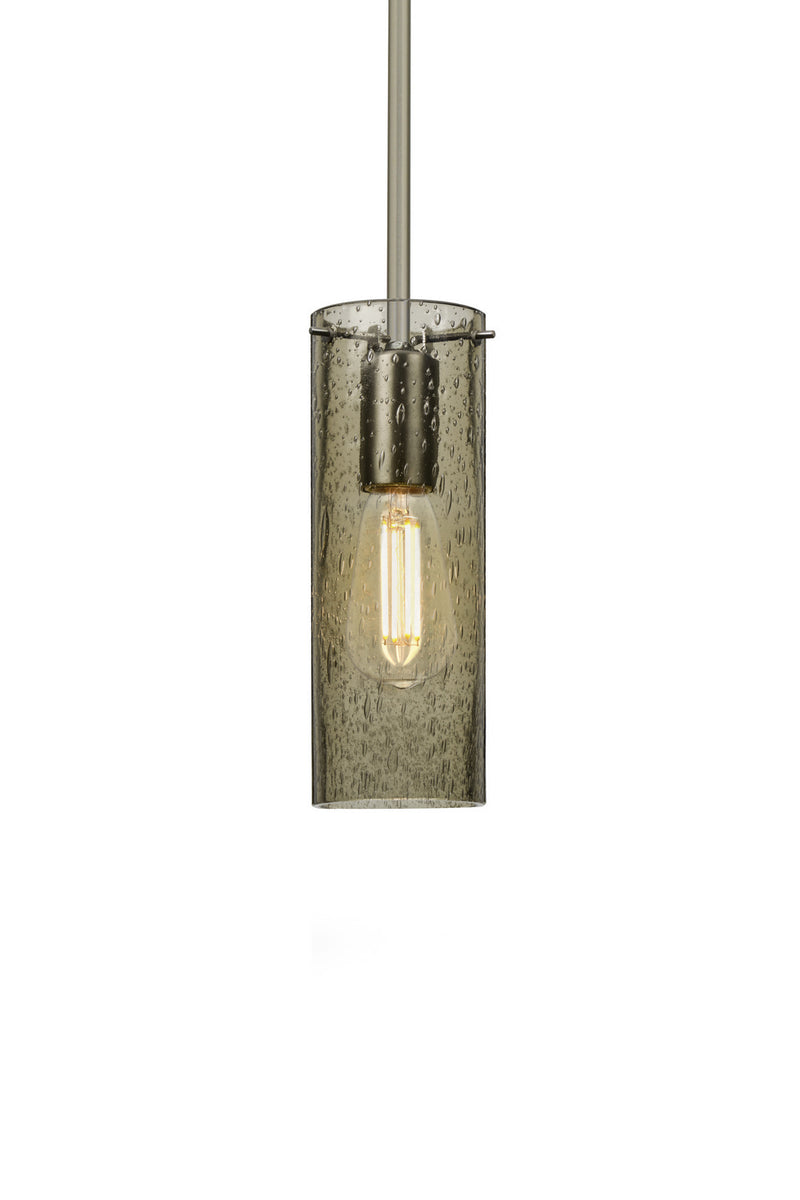Besa 1TT-JUNI10LT-EDIL-SN One Light Pendant, Satin Nickel