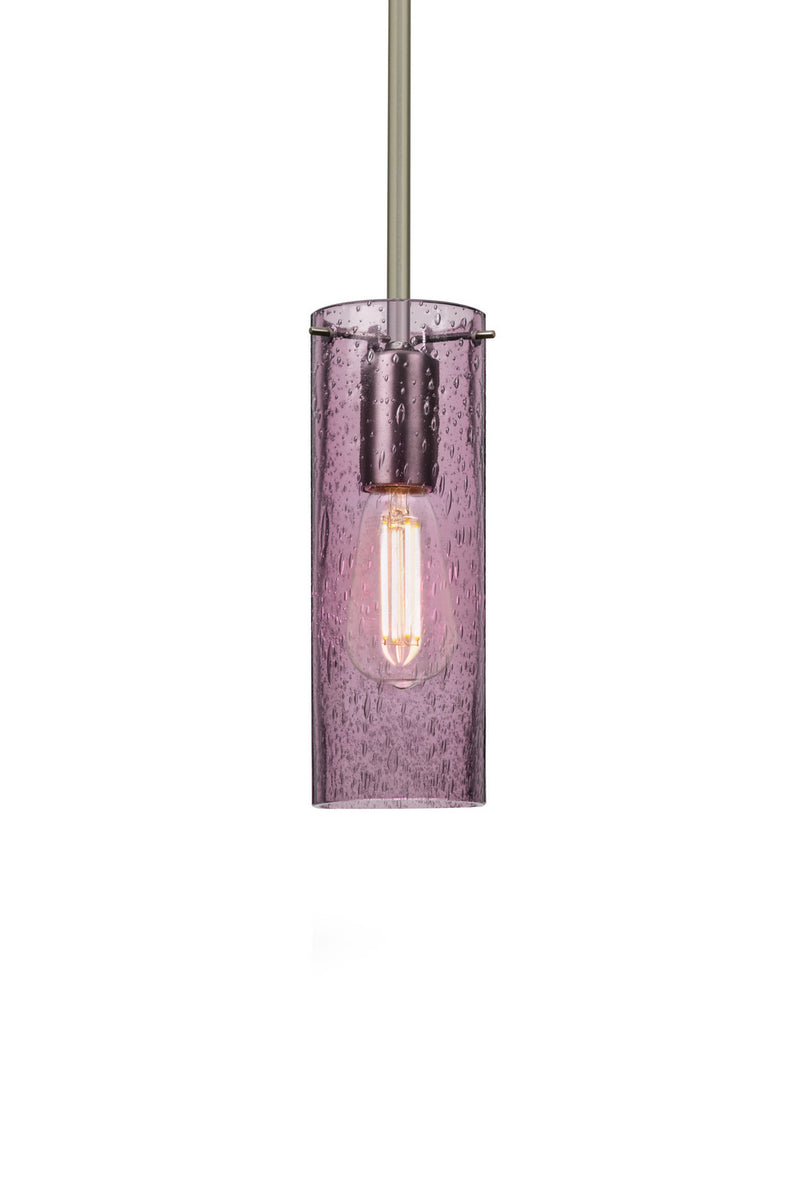 Besa 1TT-JUNI10PL-EDIL-SN One Light Pendant, Satin Nickel