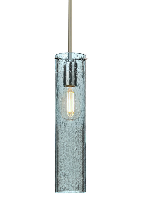 Besa 1TT-JUNI16BL-EDIL-SN One Light Pendant, Satin Nickel