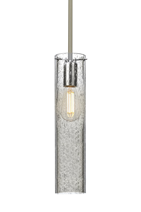 Besa 1TT-JUNI16CL-EDIL-SN One Light Pendant, Satin Nickel