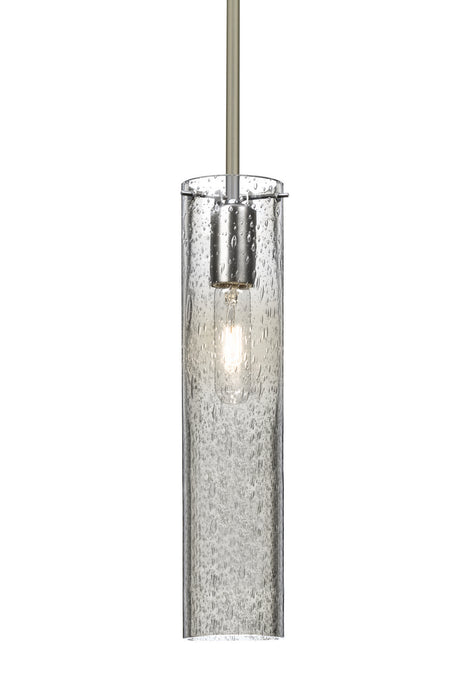 Besa 1TT-JUNI16CL-SN One Light Pendant, Satin Nickel