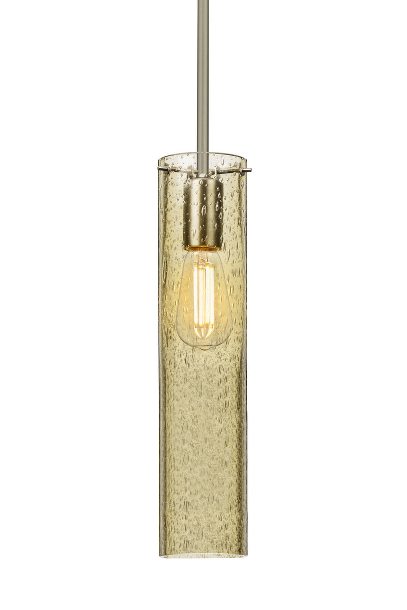 Besa 1TT-JUNI16GD-EDIL-SN One Light Pendant, Satin Nickel