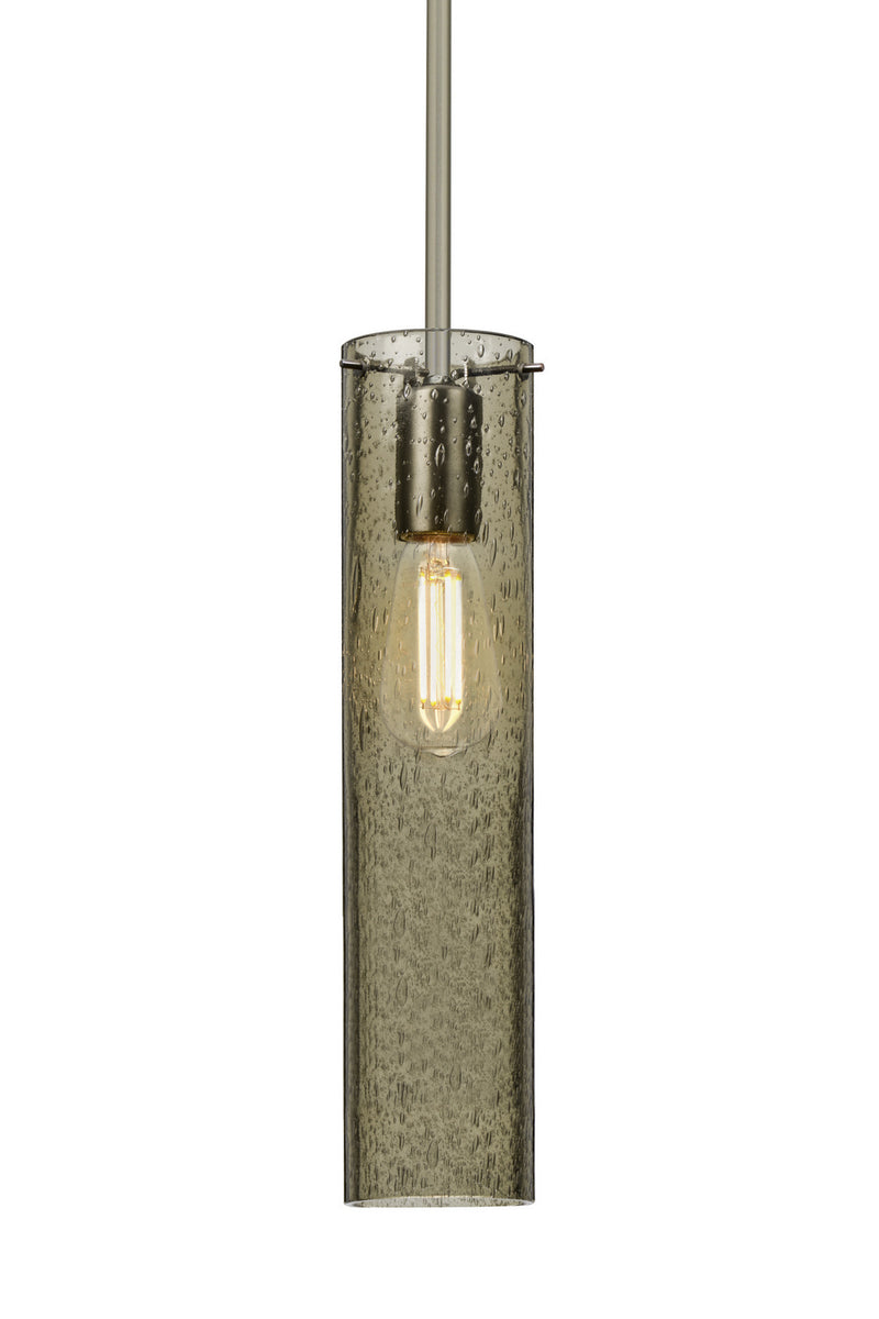 Besa 1TT-JUNI16LT-EDIL-SN One Light Pendant, Satin Nickel