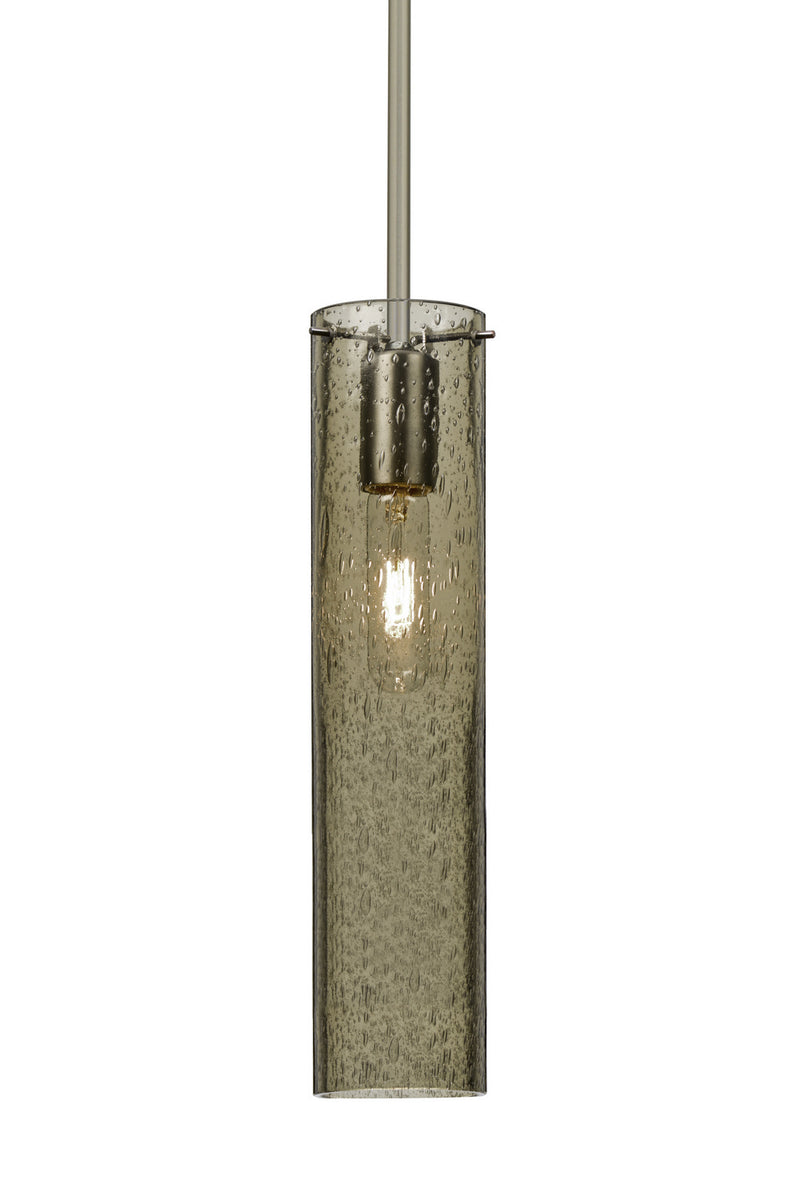 Besa 1TT-JUNI16LT-SN One Light Pendant, Satin Nickel