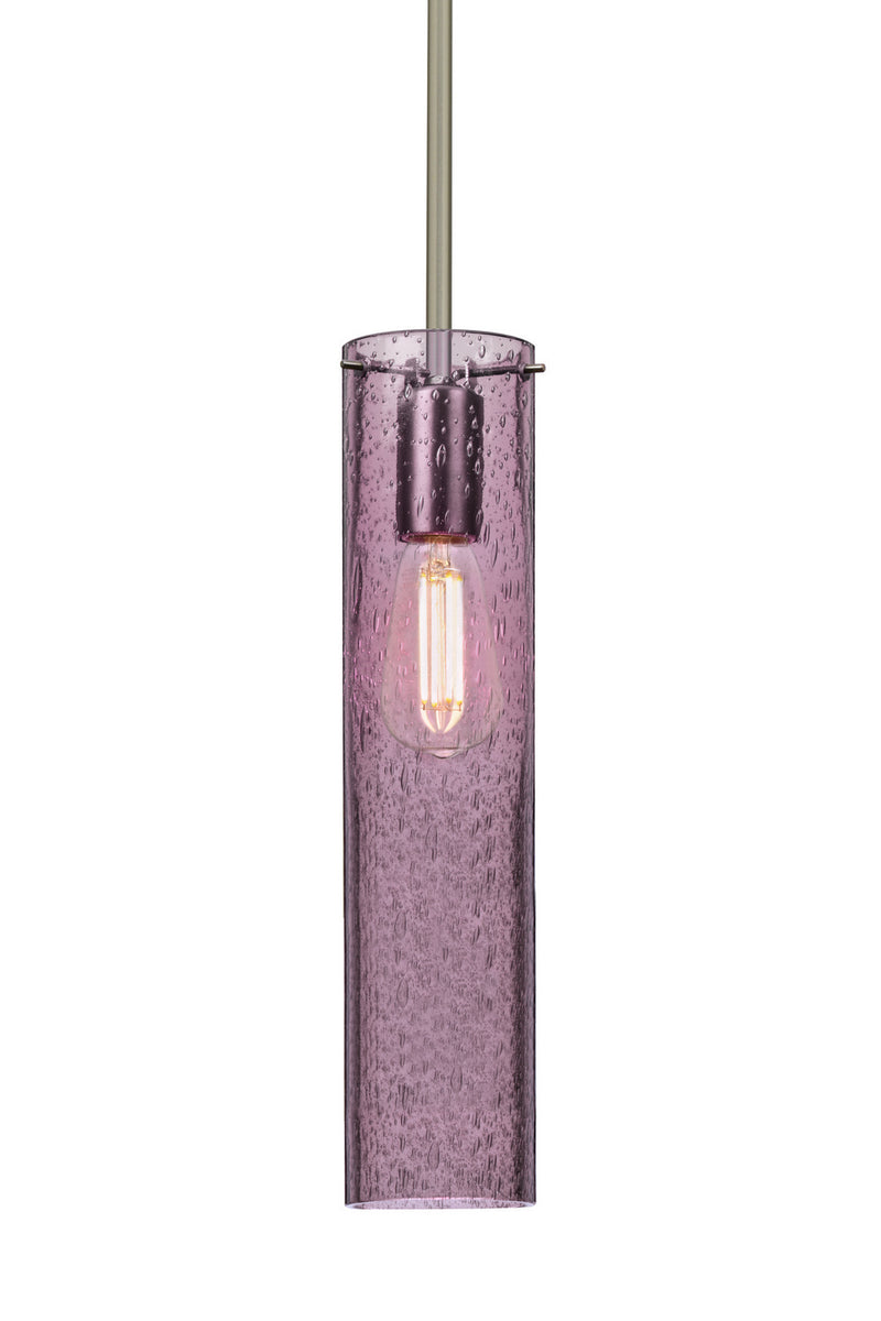 Besa 1TT-JUNI16PL-EDIL-SN One Light Pendant, Satin Nickel