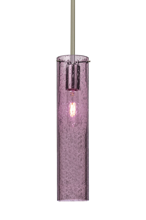 Besa 1TT-JUNI16PL-SN One Light Pendant, Satin Nickel