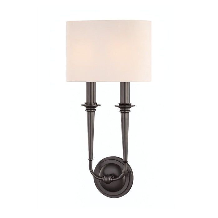 Hudson Valley 1232-OB Two Light Wall Sconce, Old Bronze