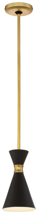 George Kovacs P1821-248 One Light Mini Pendant, Honey Gold