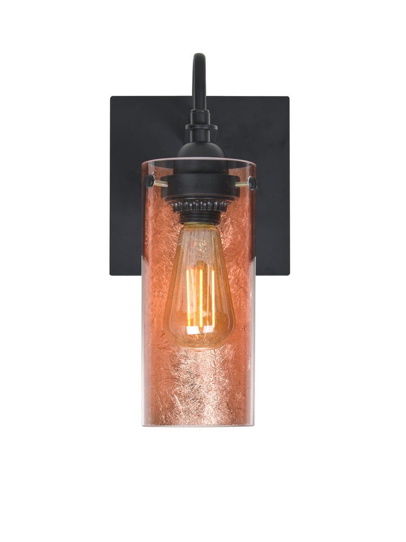 Besa 1WG-DUKECF-EDIL-BK One Light Wall Sconce, Black
