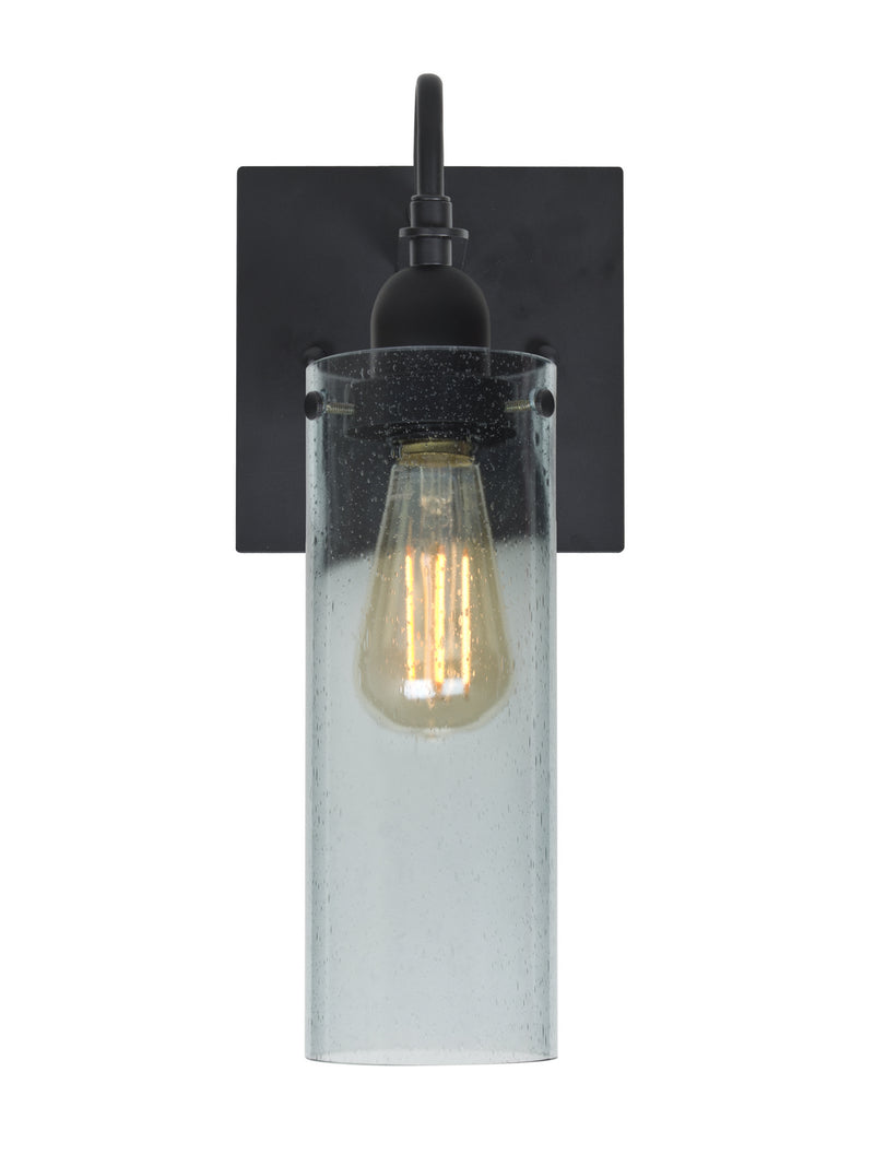 Besa 1WG-JUNI10BL-EDIL-BK One Light Wall Sconce, Black