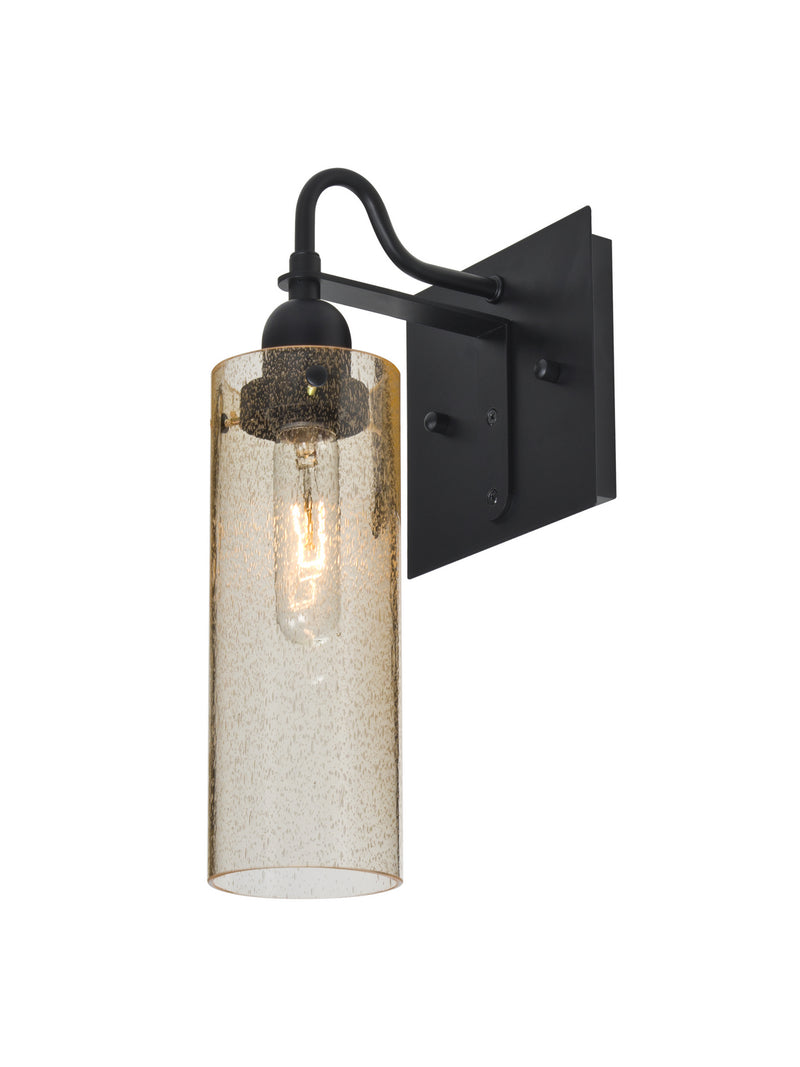 Besa 1WG-JUNI10GD-BK One Light Wall Sconce, Black