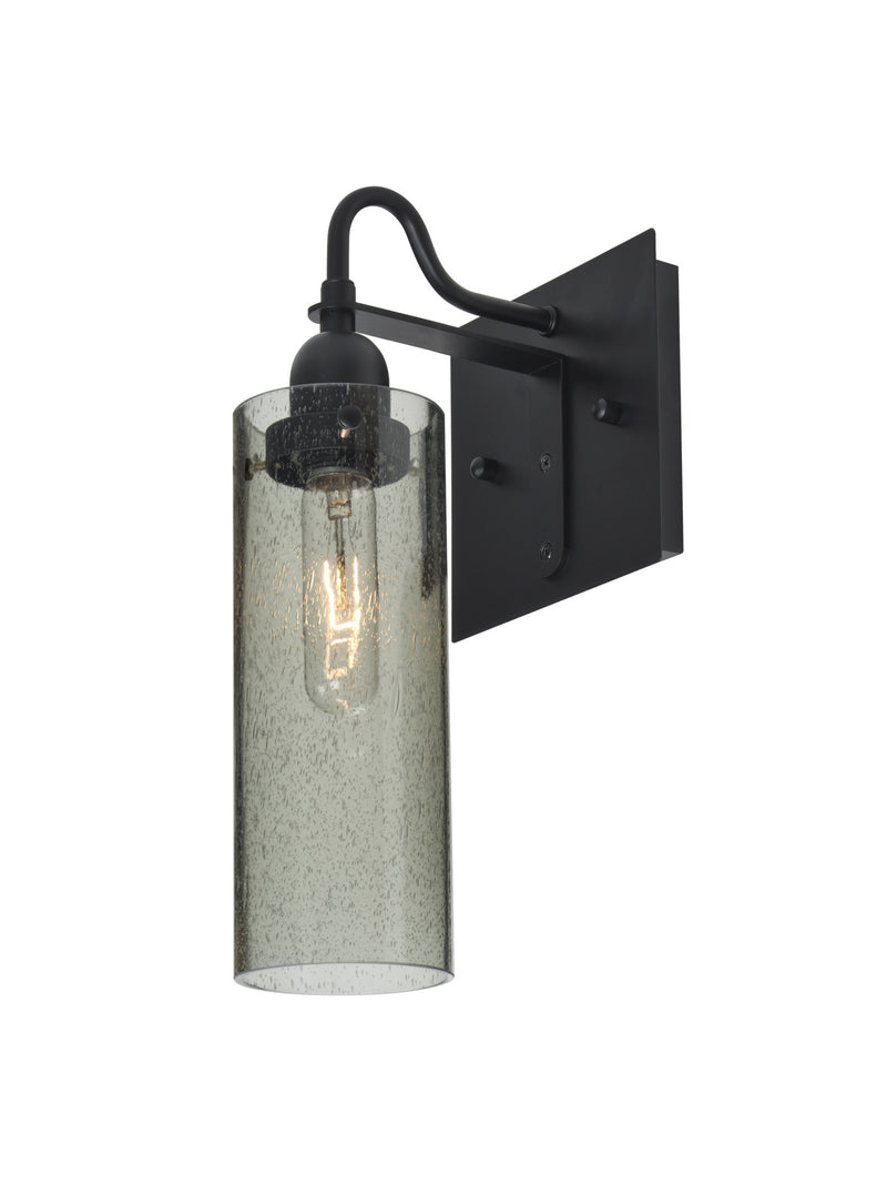 Besa 1WG-JUNI10MS-BK One Light Wall Sconce, Black