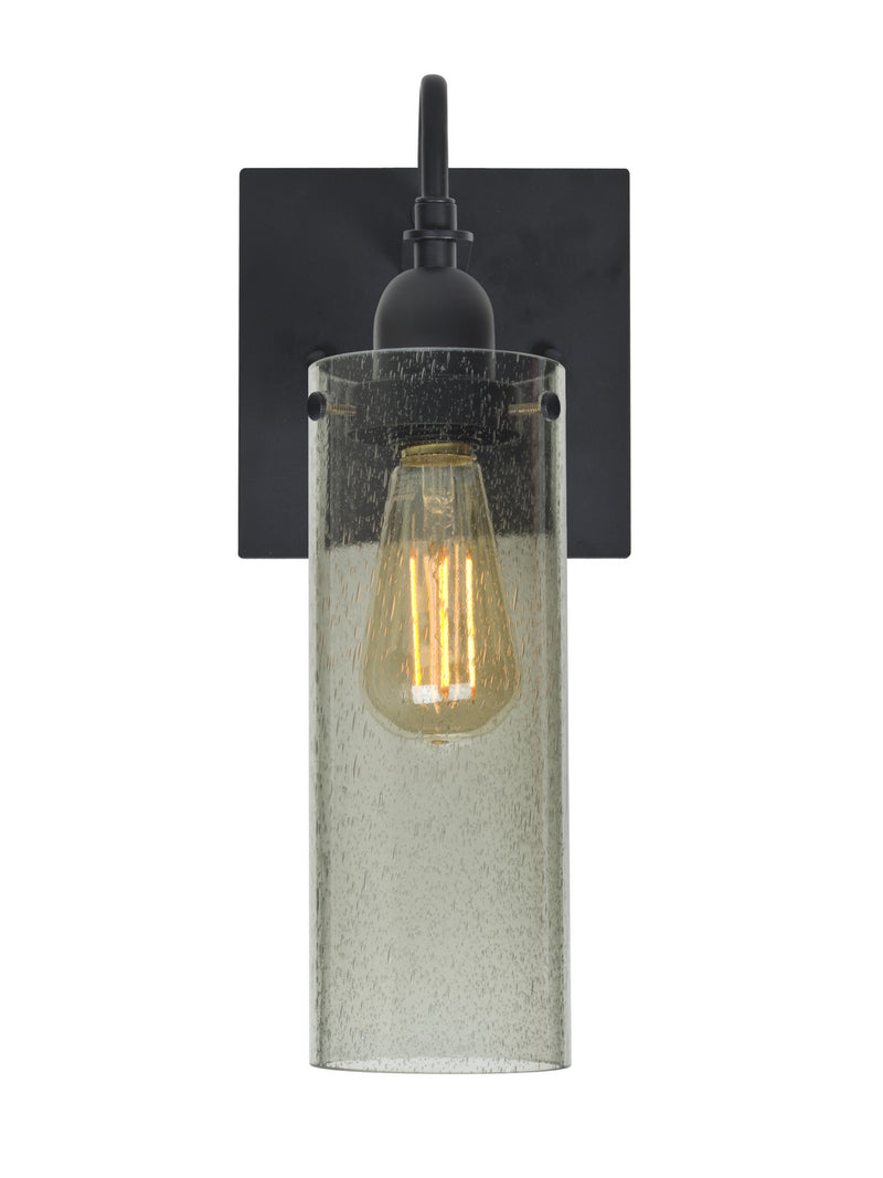 Besa 1WG-JUNI10MS-EDIL-BK One Light Wall Sconce, Black