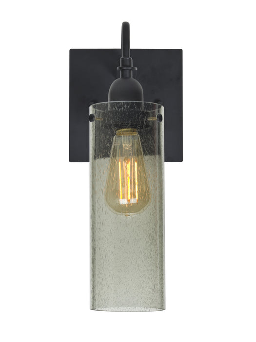 Besa 1WG-JUNI10MS-EDIL-BK One Light Wall Sconce, Black