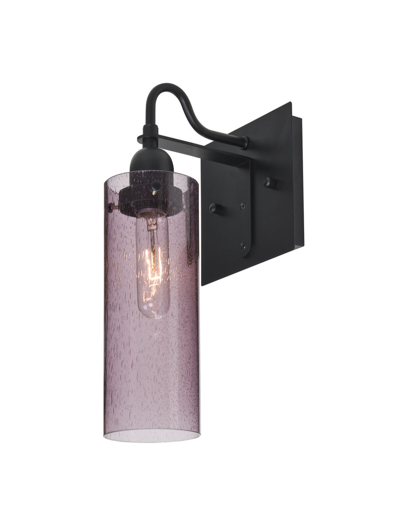 Besa 1WG-JUNI10PL-BK One Light Wall Sconce, Black